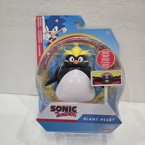 Sonic The Hedgehog Giant Pecky Figure Toy Jakks 4” New Sega